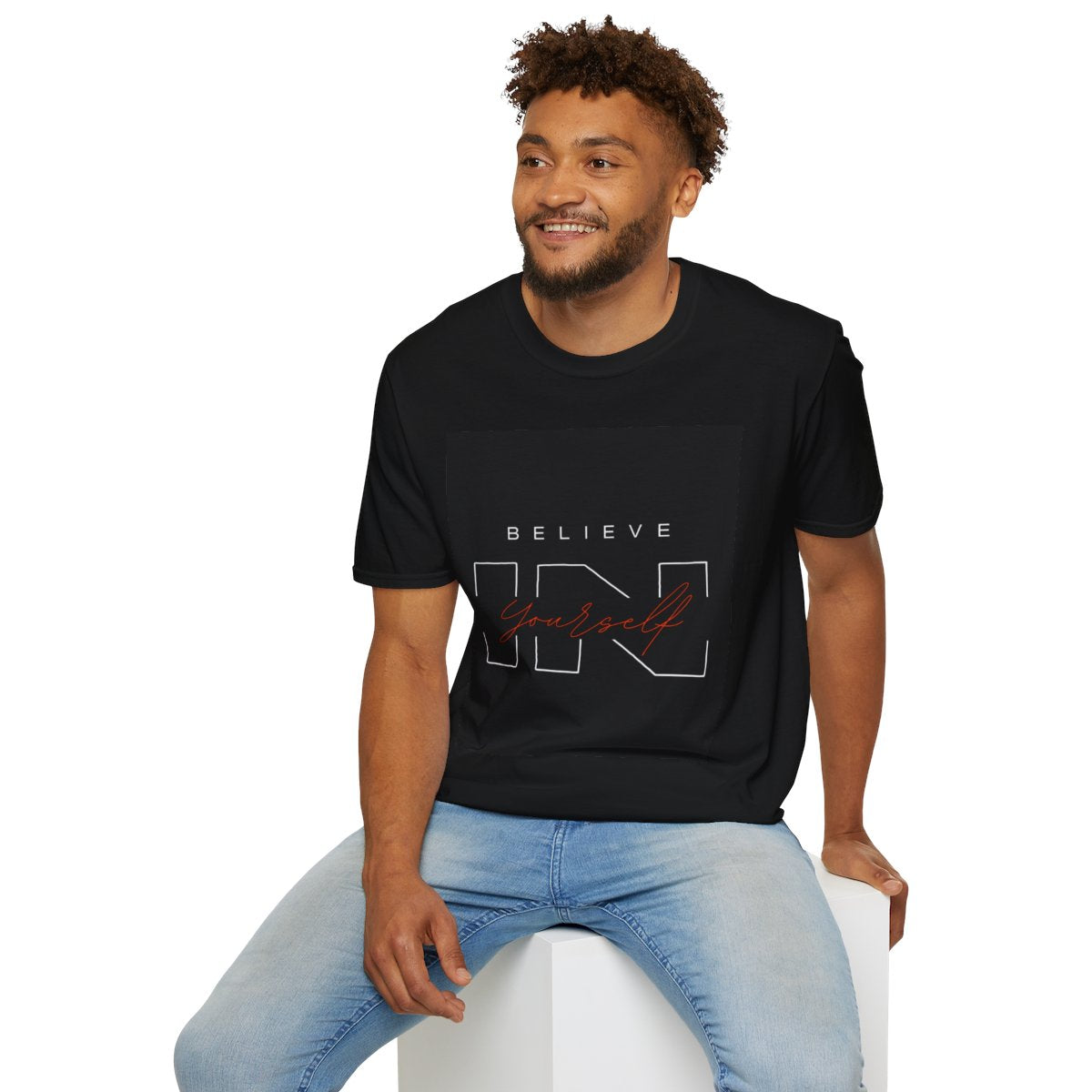 Believe in Yourself T-Shirt, Inspirational Tee, Motivational Gift, Unisex Casual Wear, Perfect for Birthdays, Holidays, Self-Care