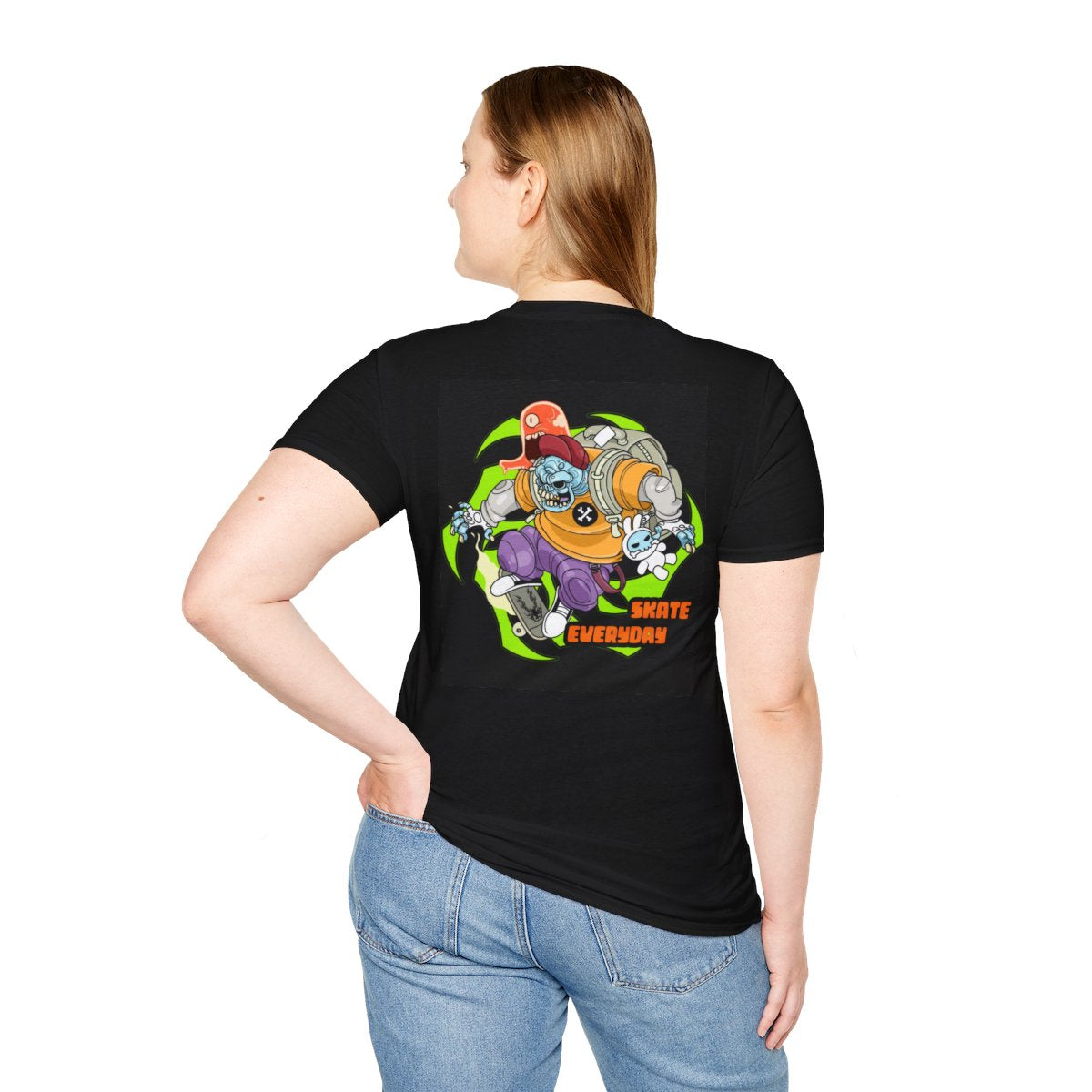 Skate Every Day Graphic T-Shirt for Skate Lovers, Unisex Casual Tee, Streetwear Style, Gift for Skaters, Everyday Wear