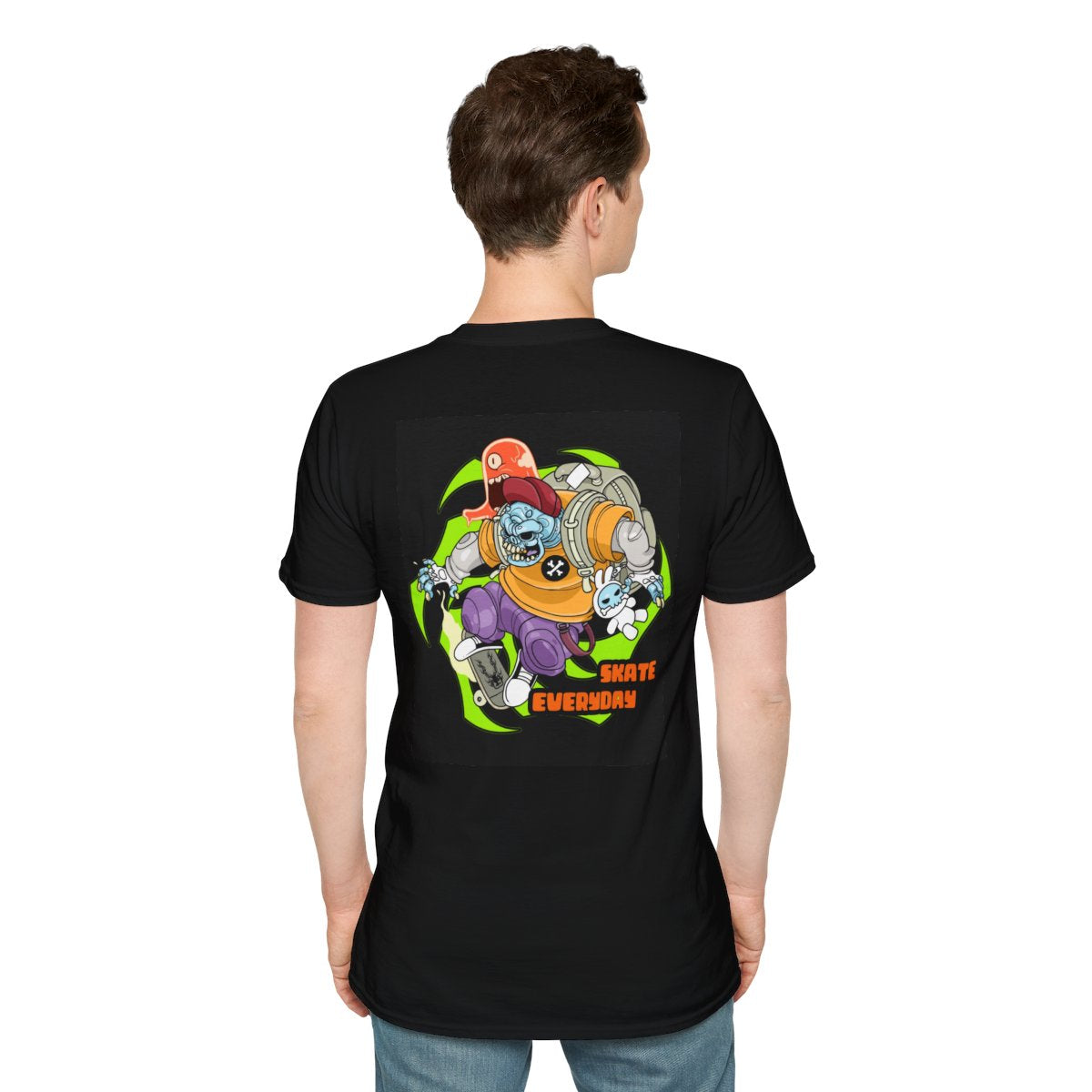 Skate Every Day Graphic T-Shirt for Skate Lovers, Unisex Casual Tee, Streetwear Style, Gift for Skaters, Everyday Wear