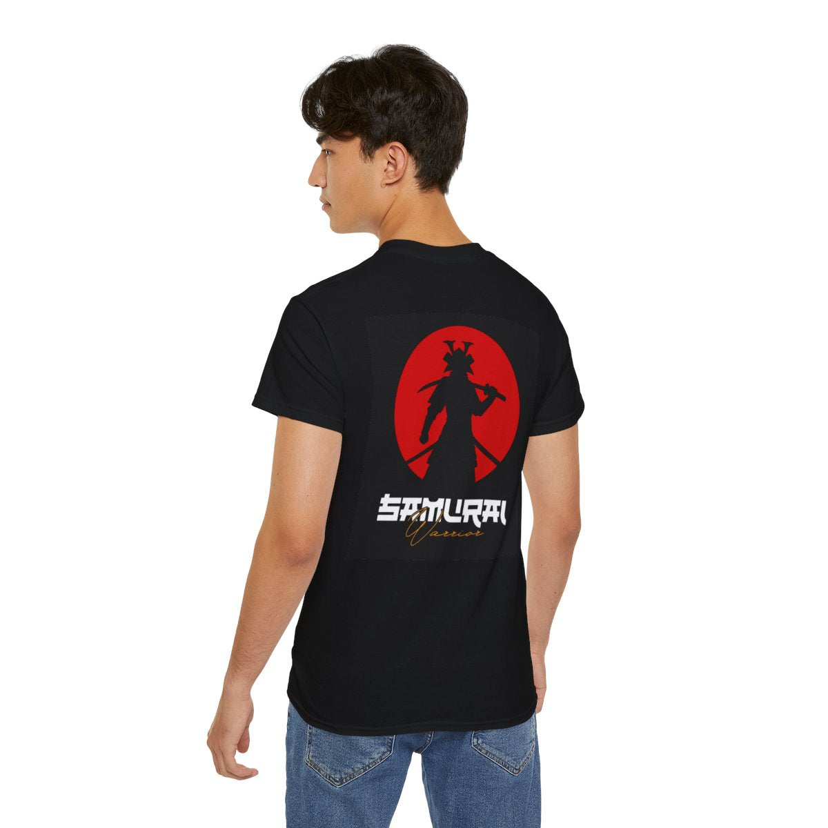 Samurai Warrior Unisex Tee, Graphic T-Shirt for Anime Fans, Casual Wear, Gift for Gamers, Streetwear Apparel