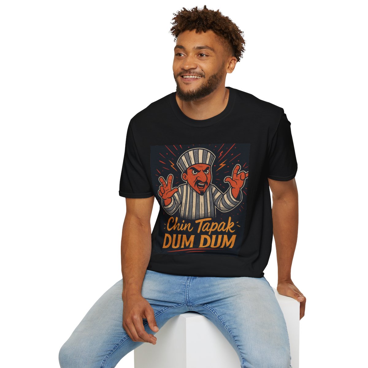 Chin Tapak Dum Dum Graphic Unisex T-Shirt | Funny Gift for Food Lovers, Casual Wear, Summer Fashion, Unique Tee