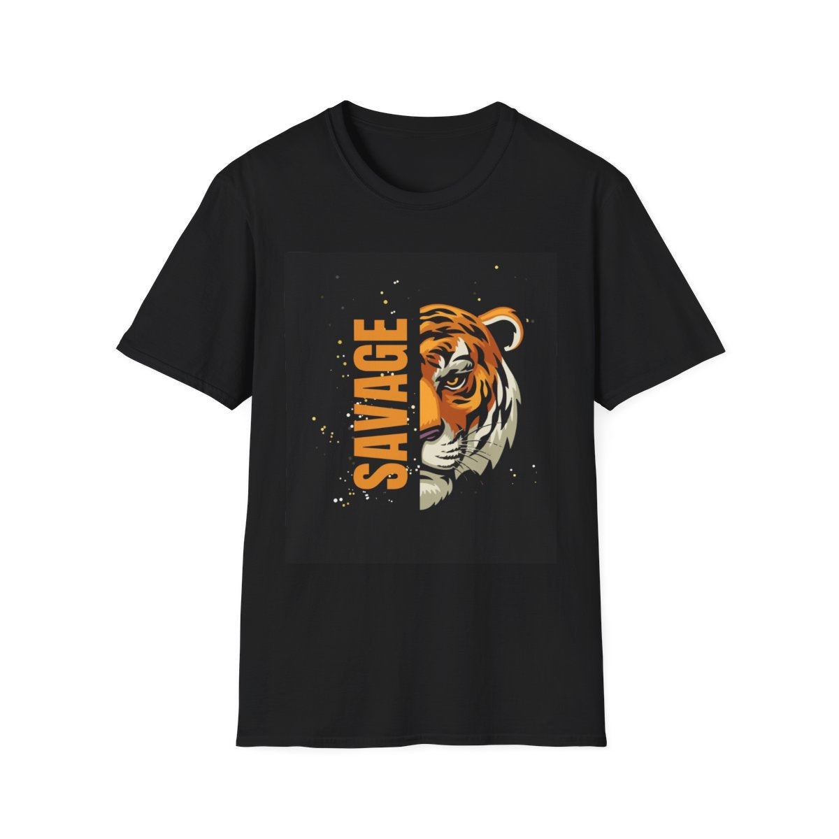 Savage Tiger T-Shirt for men - Fierce & Stylish Graphic Tee for Animal Lovers, Gift for Birthdays, Casual Wear, Nature Enthusiasts