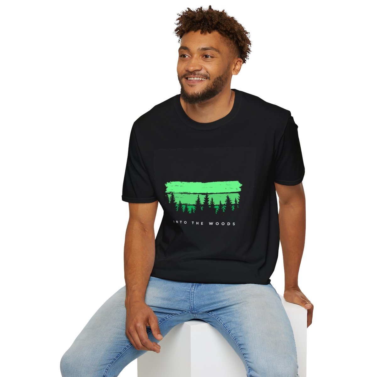 Into the Woods T-Shirt for Men, Nature Lover Tee, Outdoor Adventure Shirt, Camping Gift, Eco-Friendly Fashion