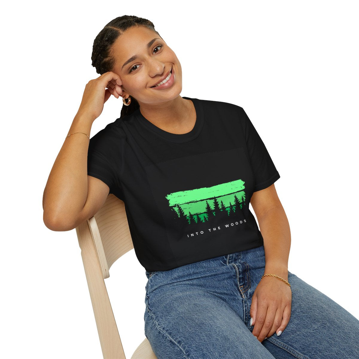 Into the Woods T-Shirt for Men, Nature Lover Tee, Outdoor Adventure Shirt, Camping Gift, Eco-Friendly Fashion