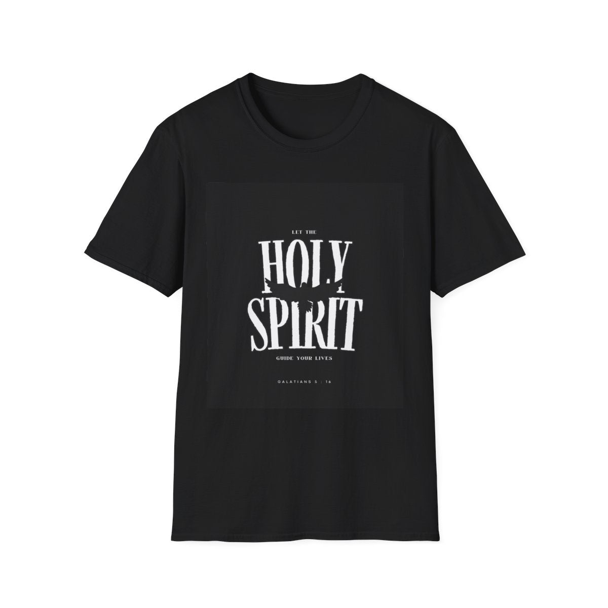 Holy Spirit Soft Style T-Shirt, Inspirational Shirt, Faith Apparel, Christian Gift, Spiritual Wear, Religious Clothing